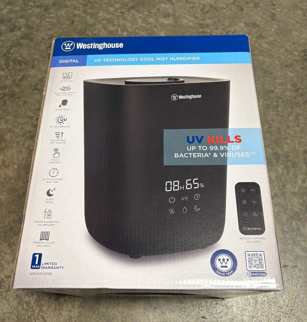 Westinghouse 1.18-Gallons Tabletop Cool Mist Humidifier